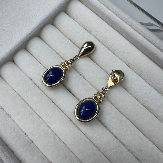 Gold Tone Drop Earrings