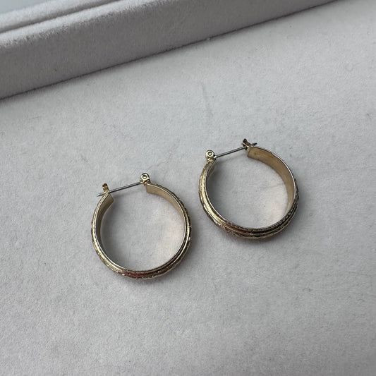 Gold Tone Hoops
